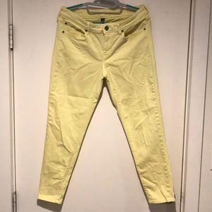 GAP Yellow Washed Jeans